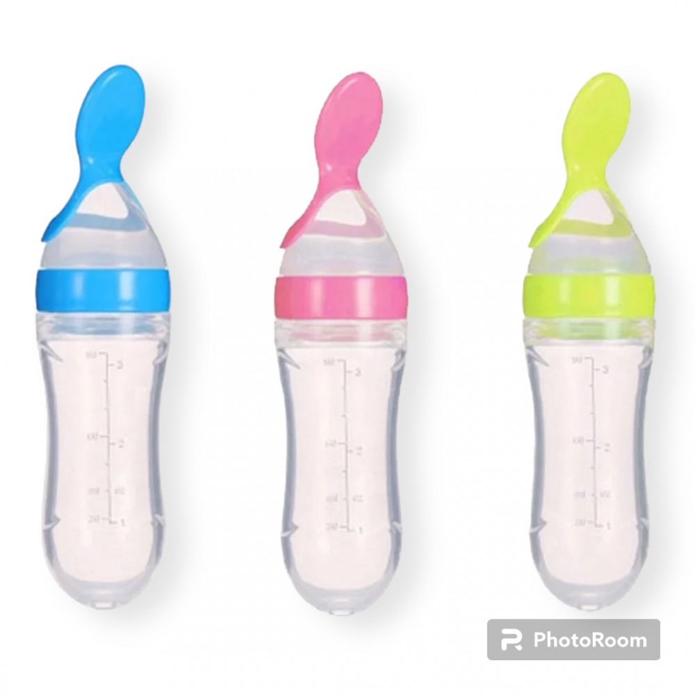 ملعقة تغذية سيليكون Baby Spring
